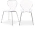 Clarion Chrome Metal Dining Chair, Set of 2