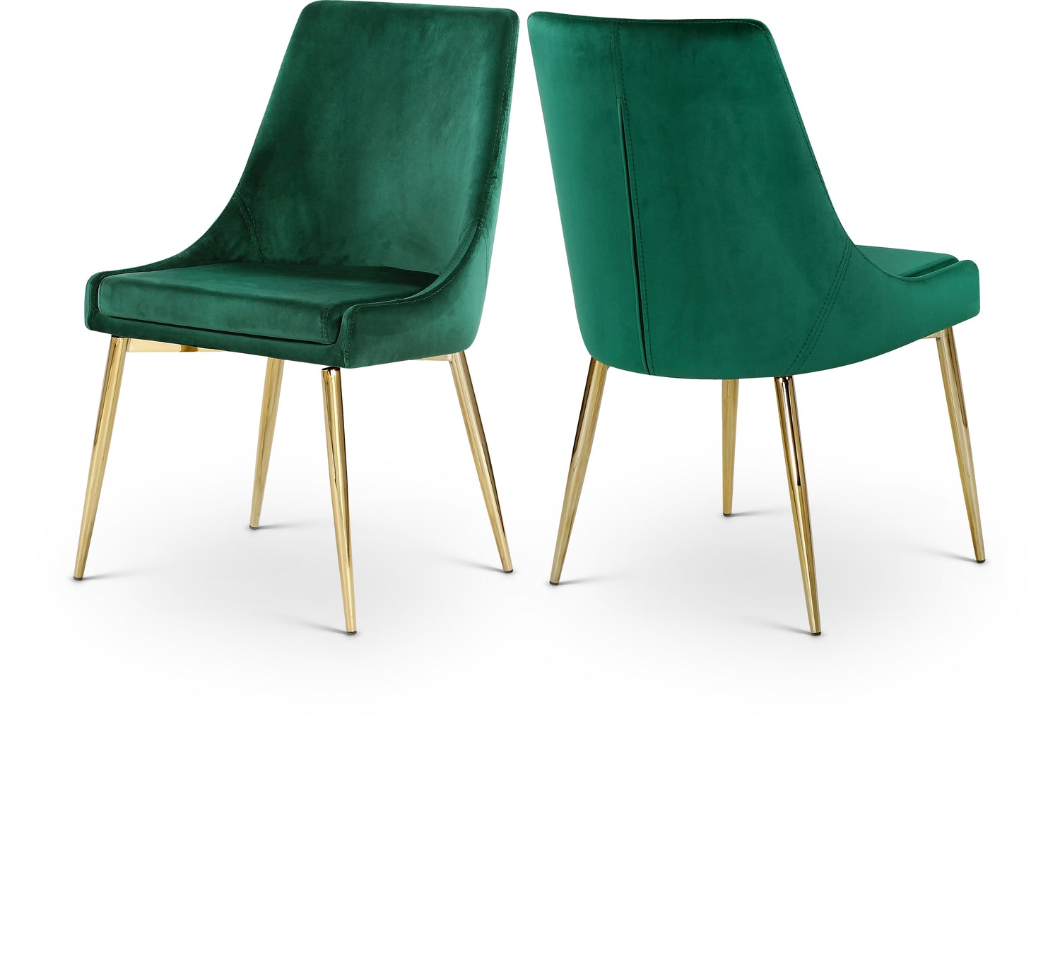 Karina Velvet Dining Chair, Set of 2