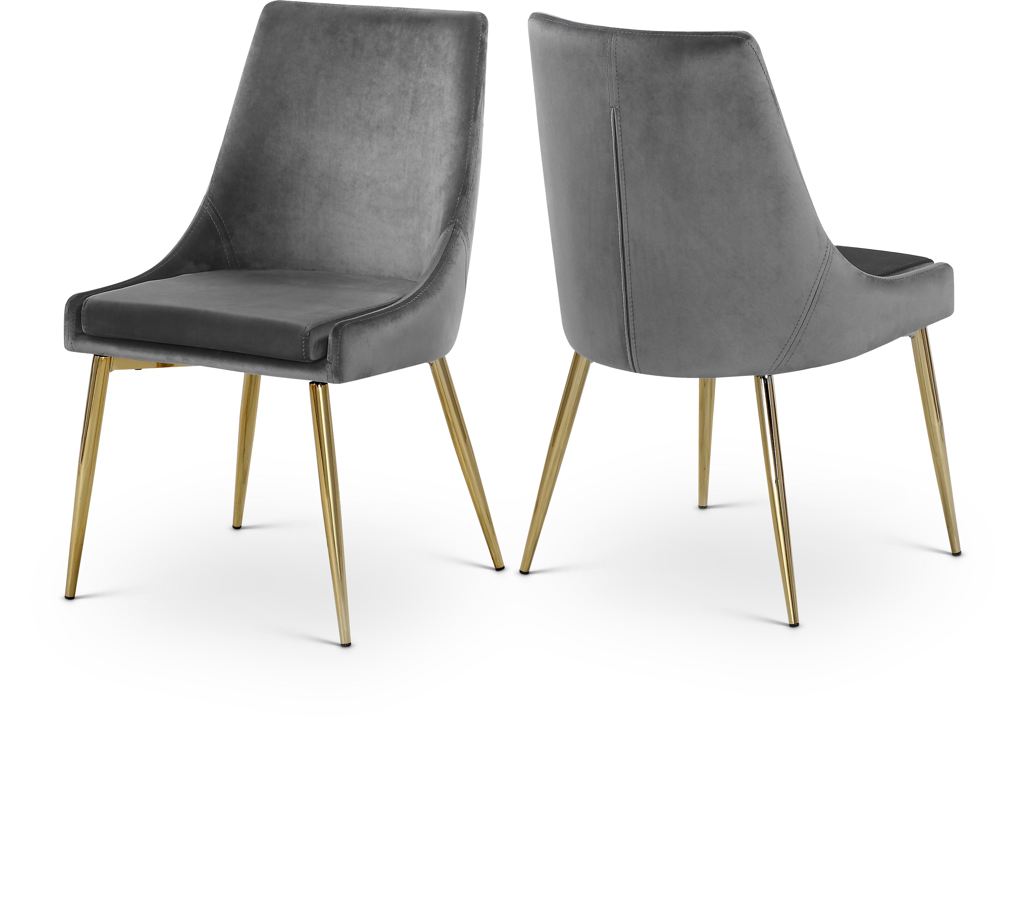 Karina Velvet Dining Chair, Set of 2