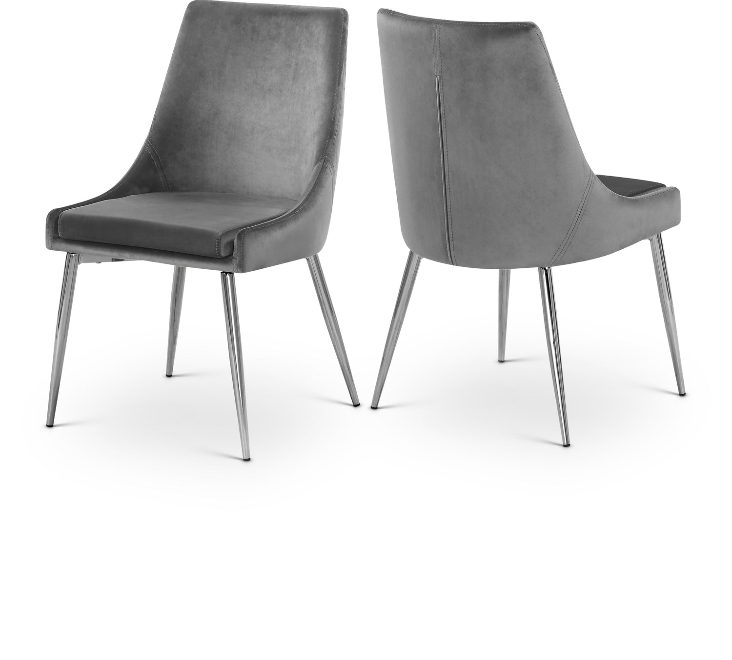 Karina Velvet Dining Chair, Set of 2