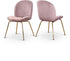 Paris Velvet Dining Chair, Set of 2