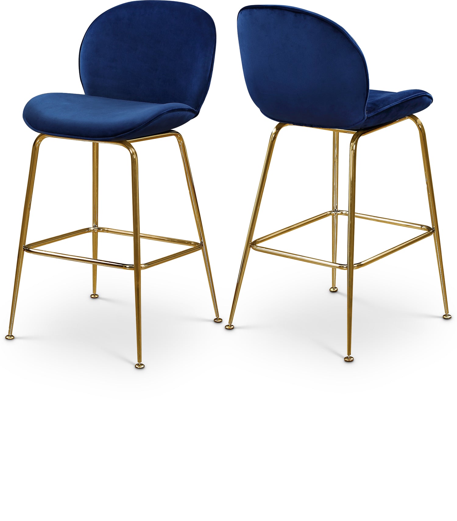 Paris Velvet Stool, Set of 2