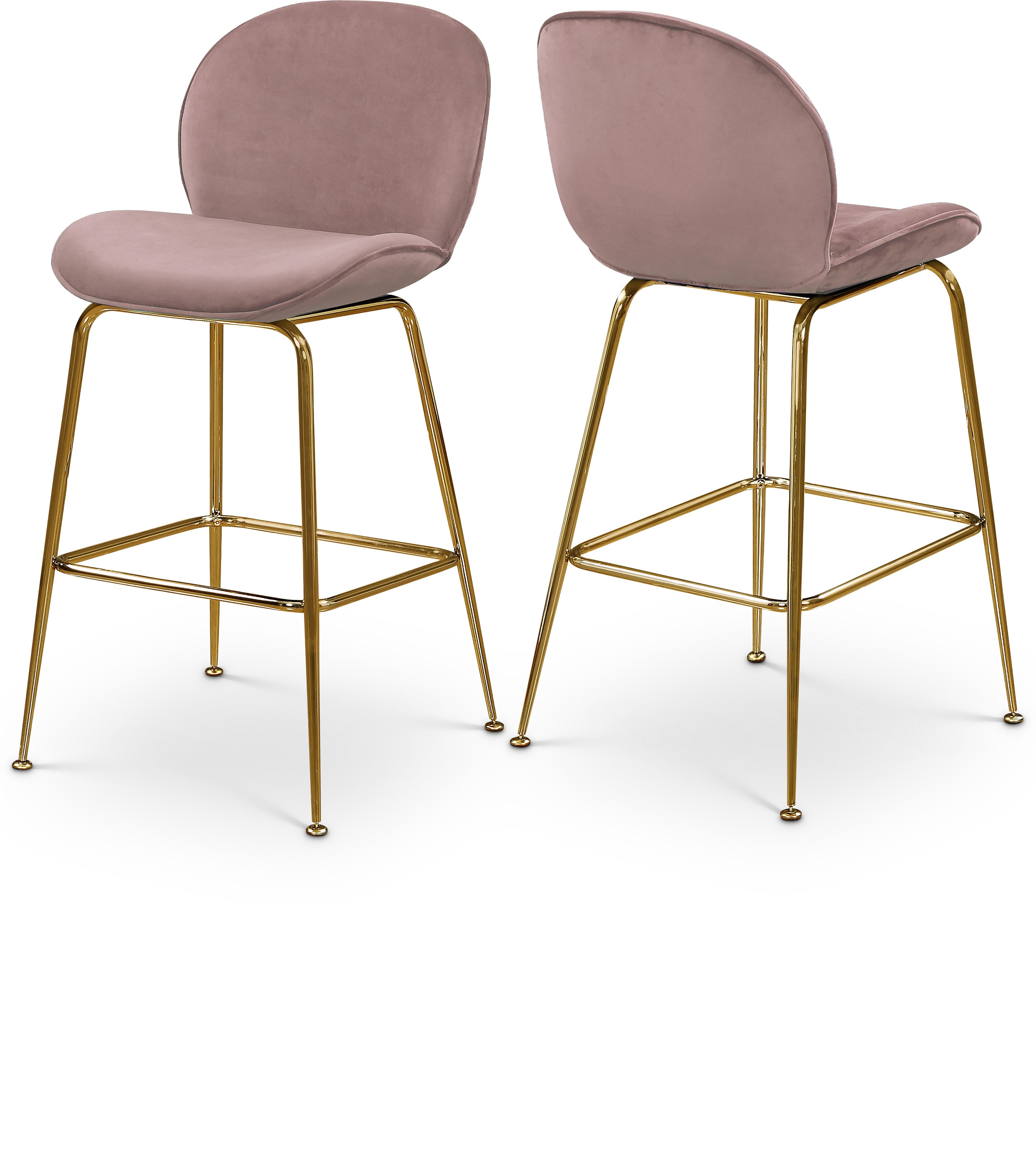 Paris Velvet Stool, Set of 2