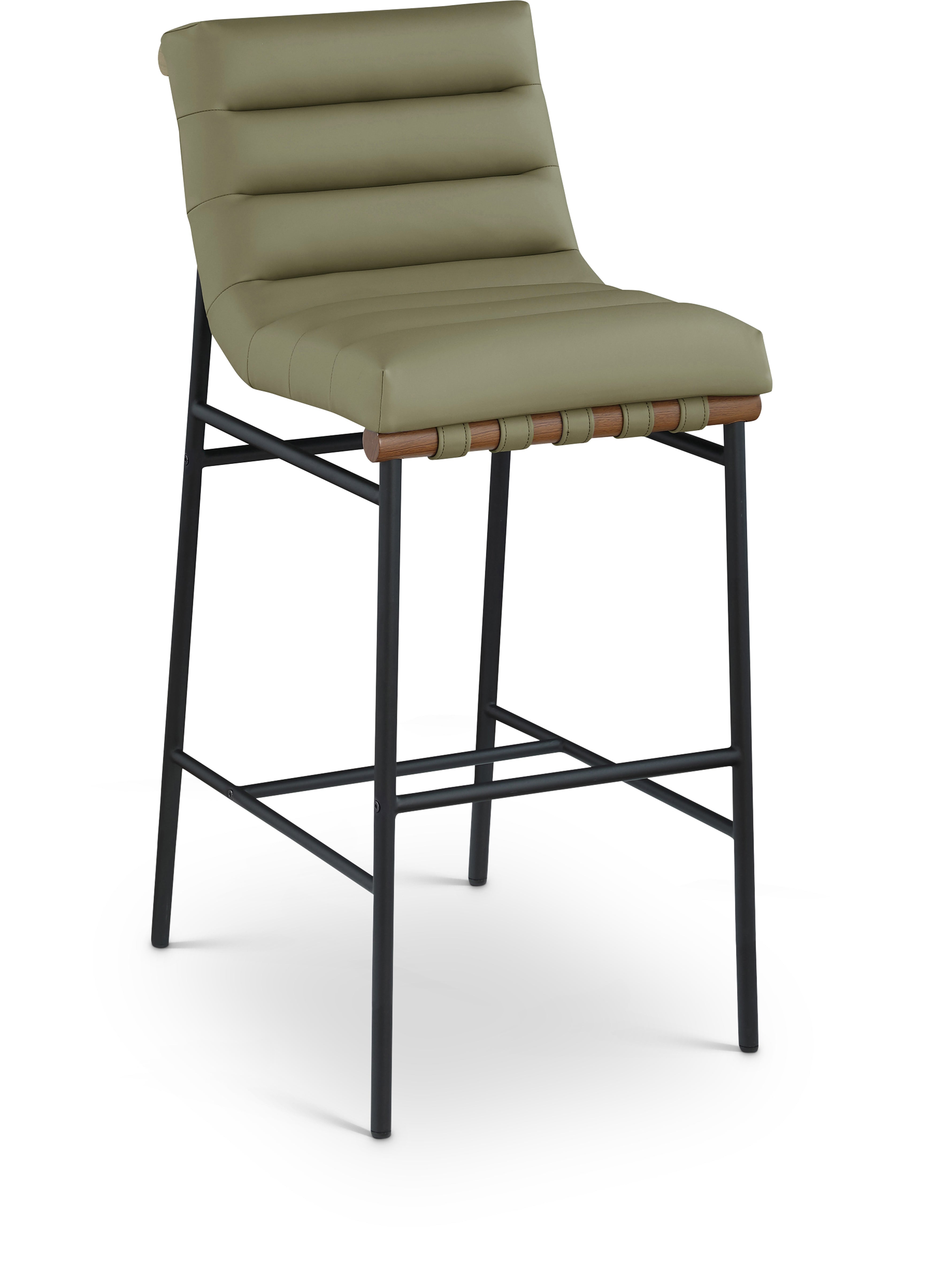 Burke Vegan Leather Bar Stool