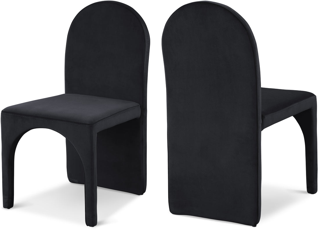 Summer Velvet Dining Side Chair, Set of 2