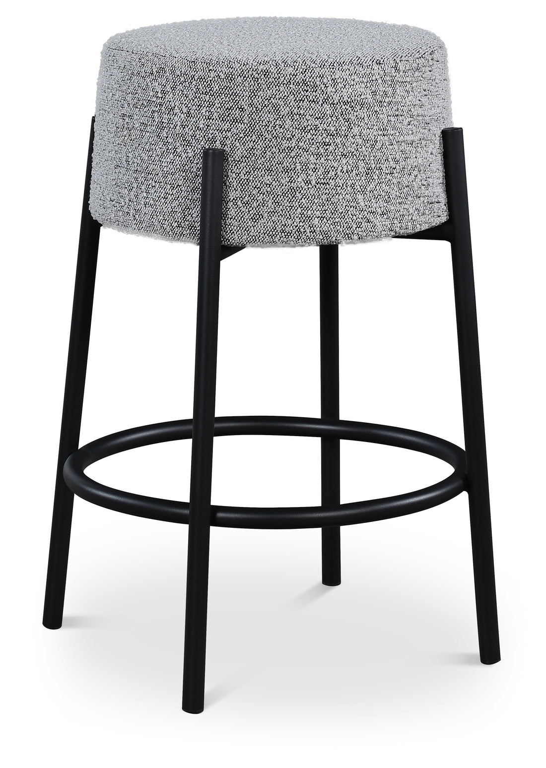 Avalon Boucle Fabric Counter Stool