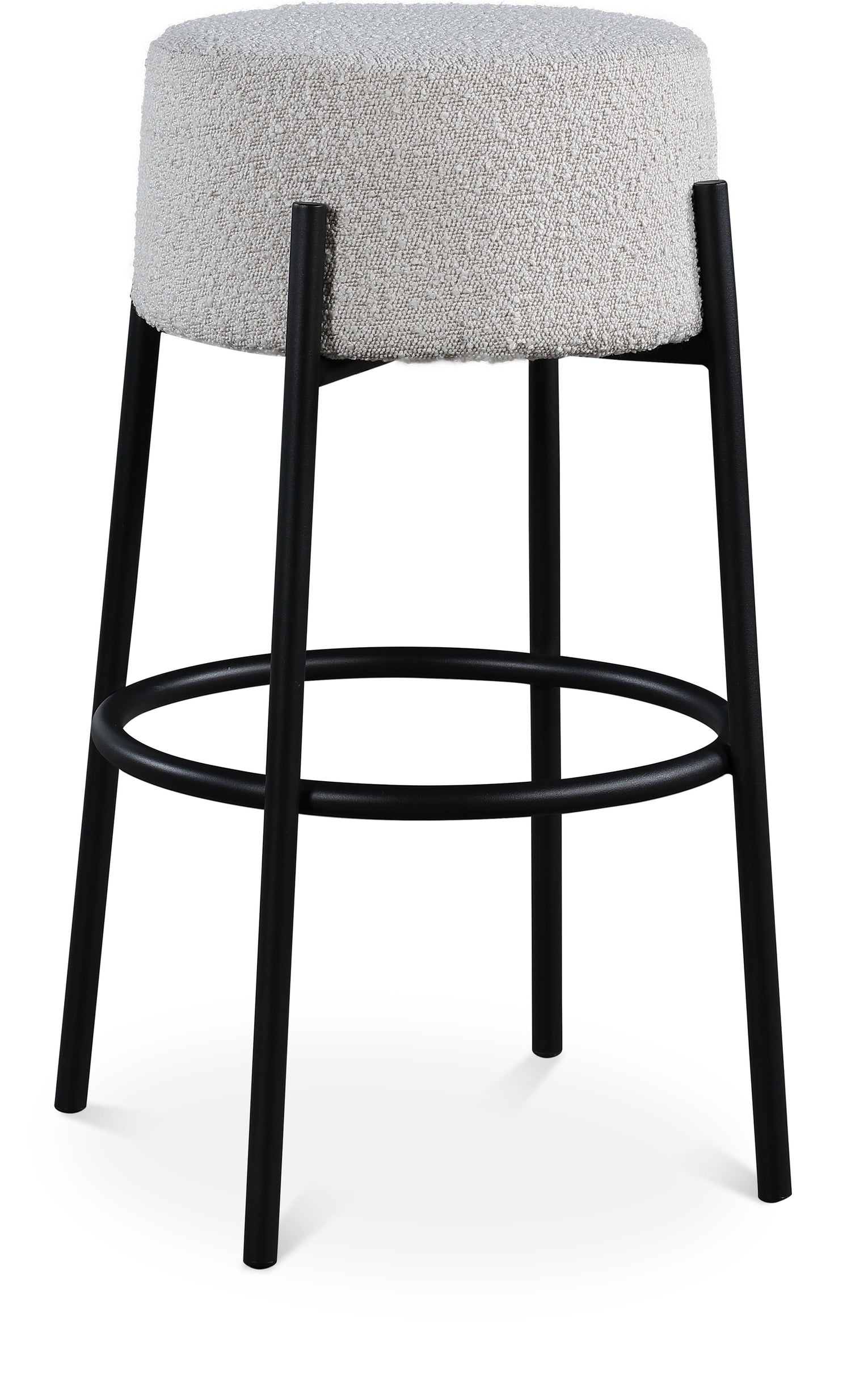 Avalon Boucle Fabric Bar Stool