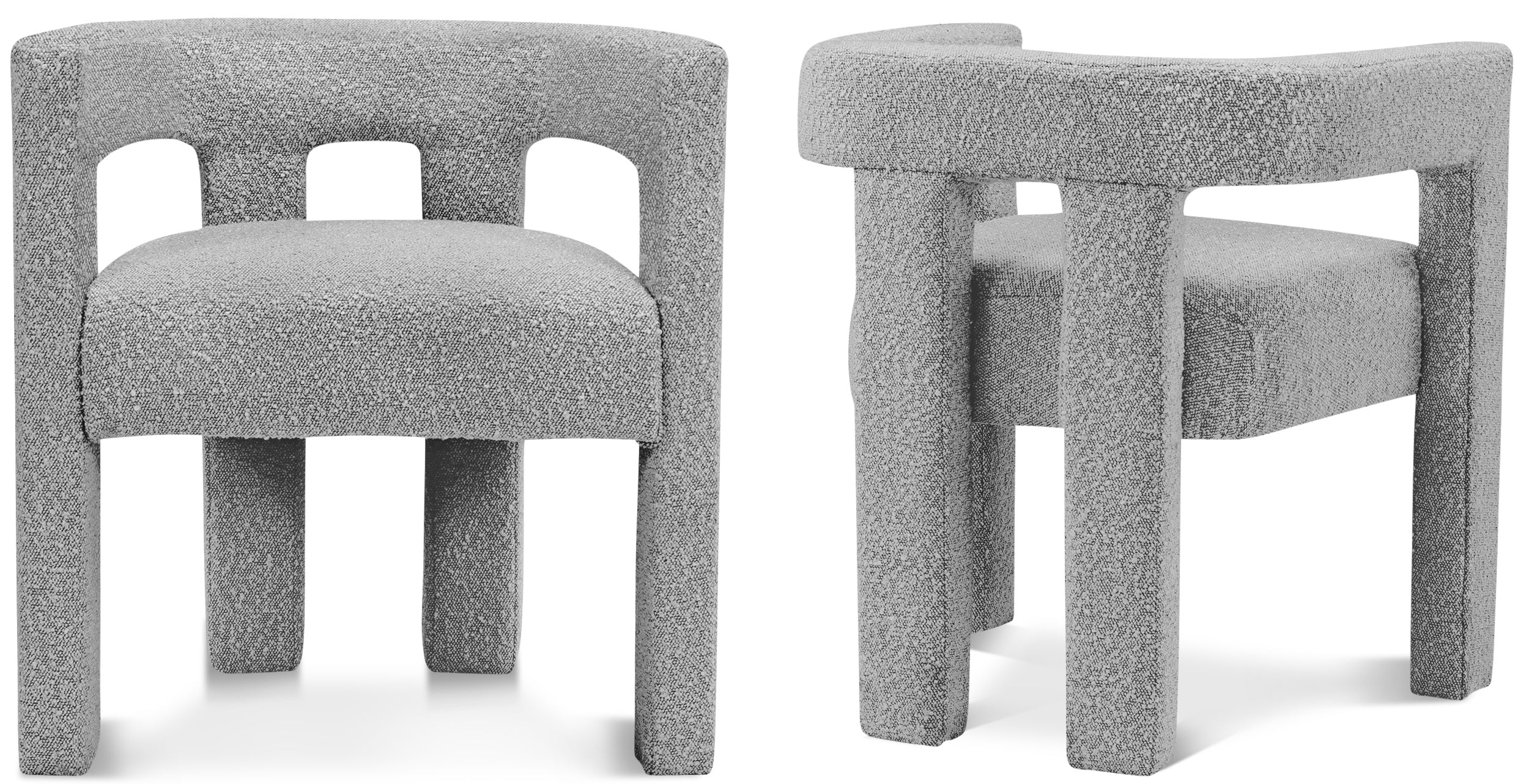 Athena Boucle Fabric Accent/Dining Chair