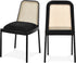 Atticus Powder Coated Metal Dining Chair, Set of 2