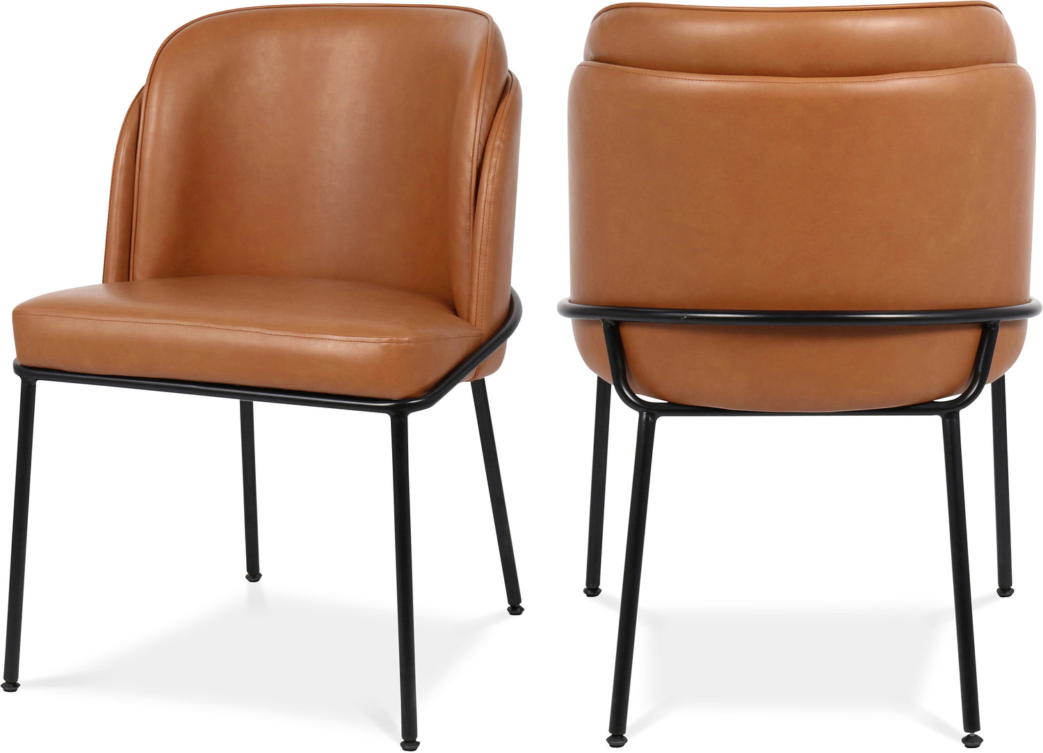 Jagger Vegan Leather Dining Chair, Set of 2