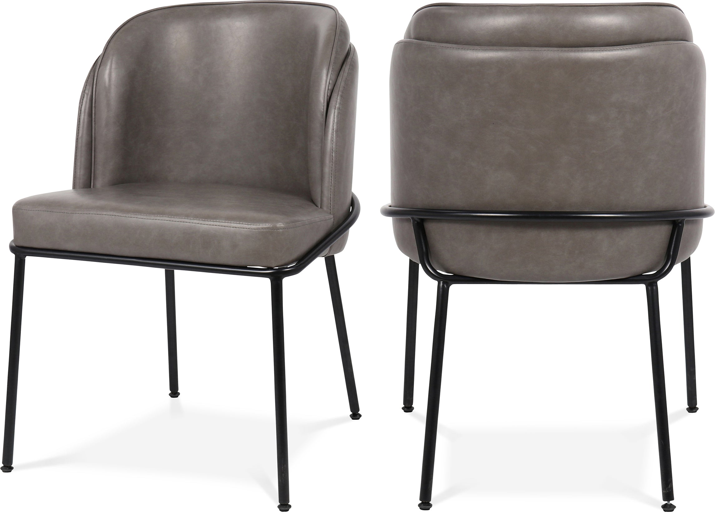 Jagger Vegan Leather Dining Chair, Set of 2