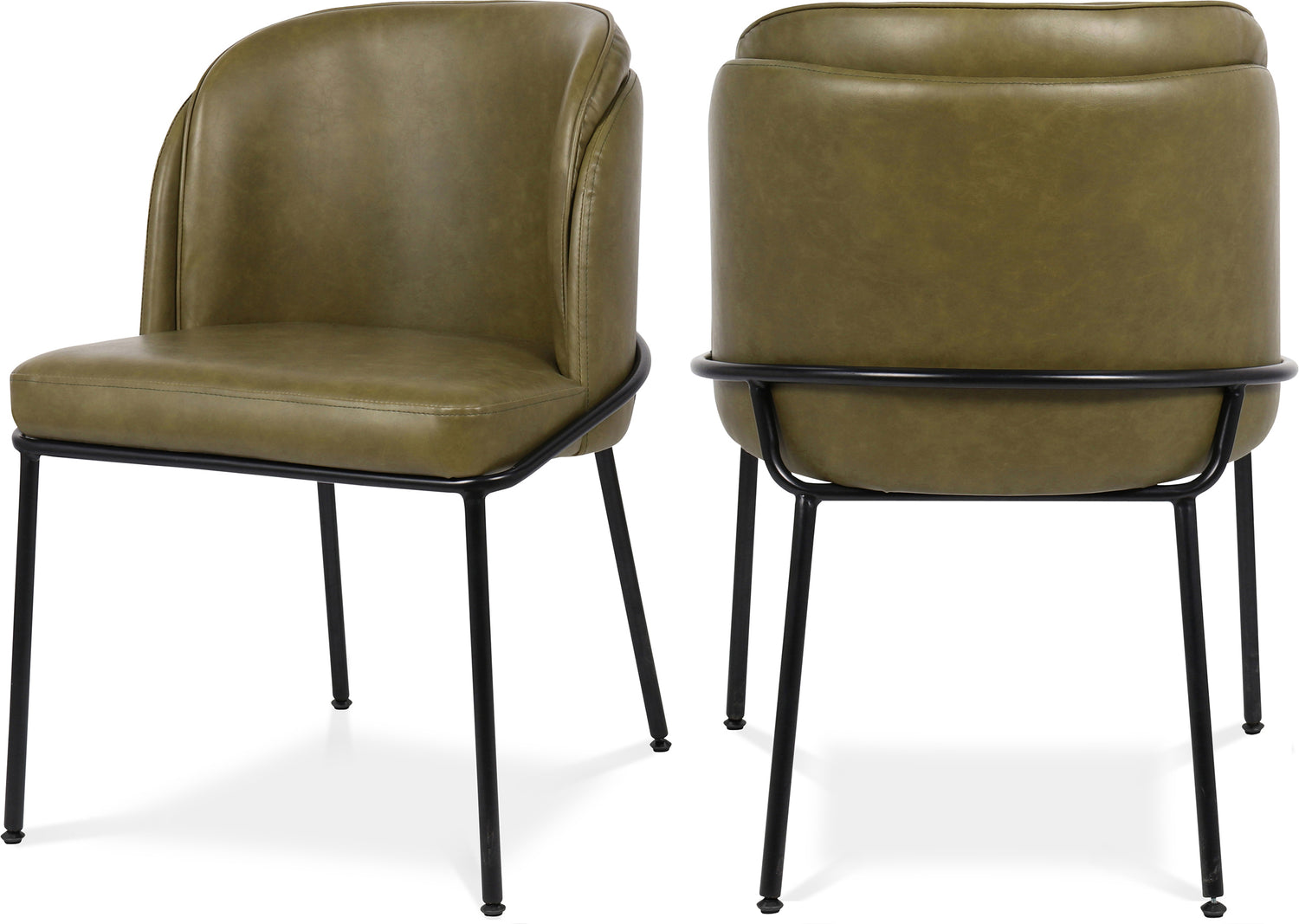 Jagger Vegan Leather Dining Chair, Set of 2