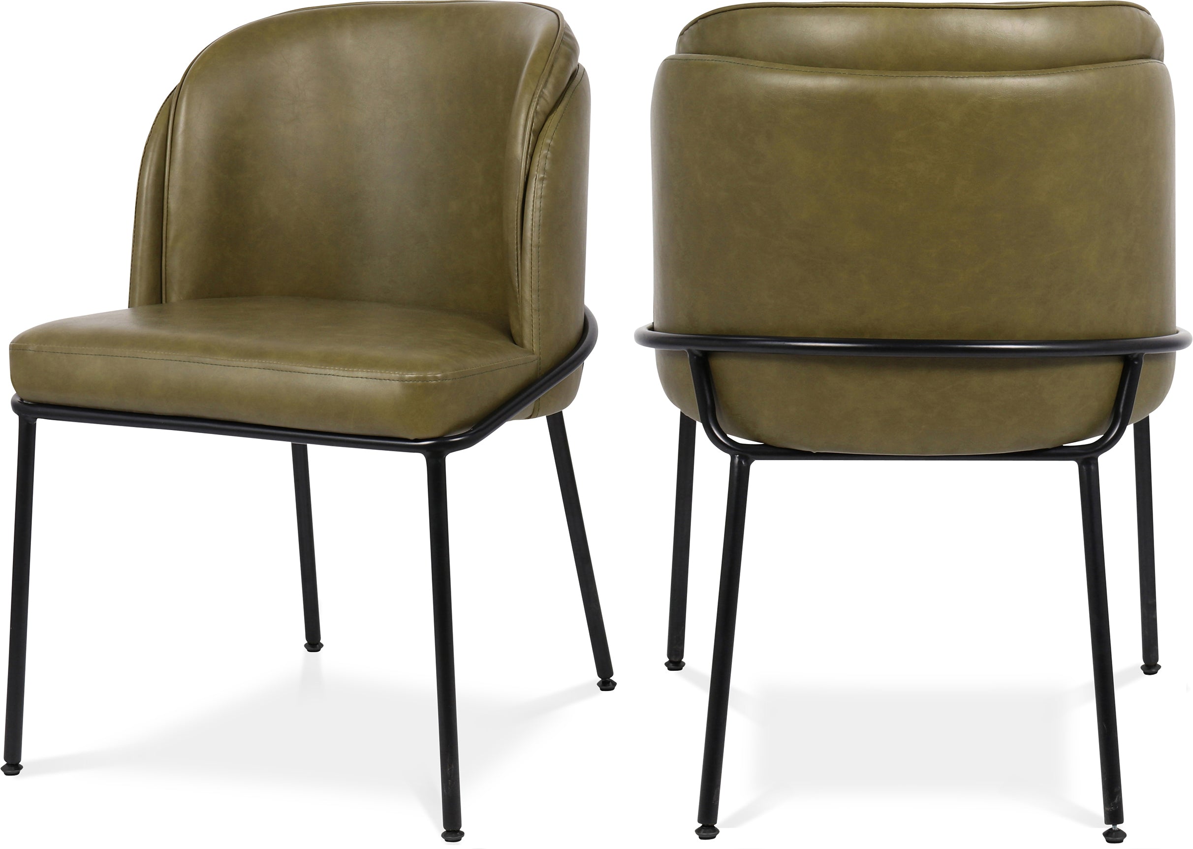 Jagger Vegan Leather Dining Chair, Set of 2