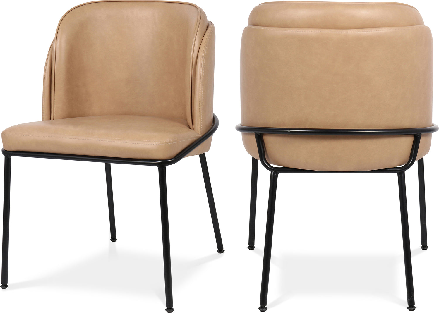 Jagger Vegan Leather Dining Chair, Set of 2