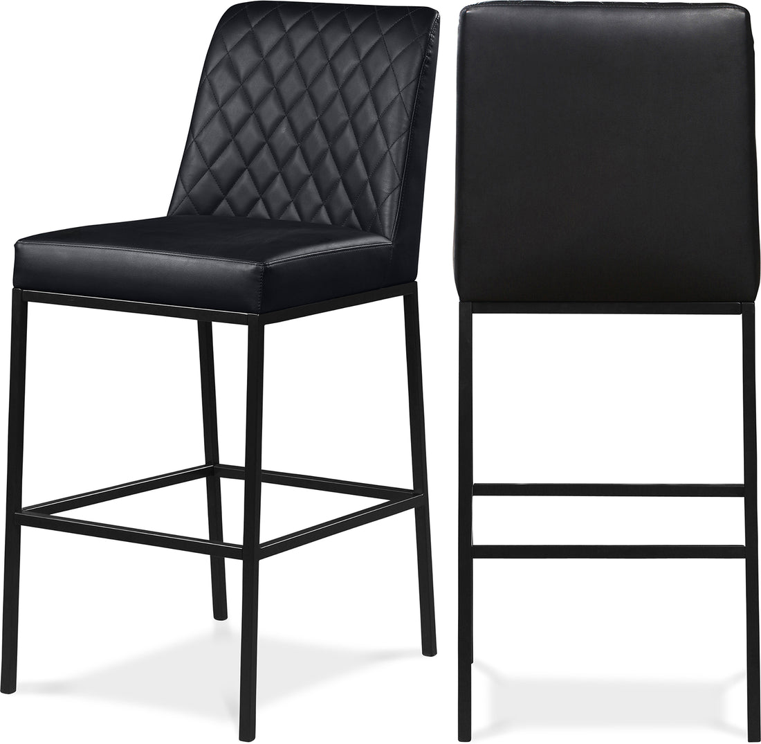 Bryce Vegan Leather Stool, Set of 2