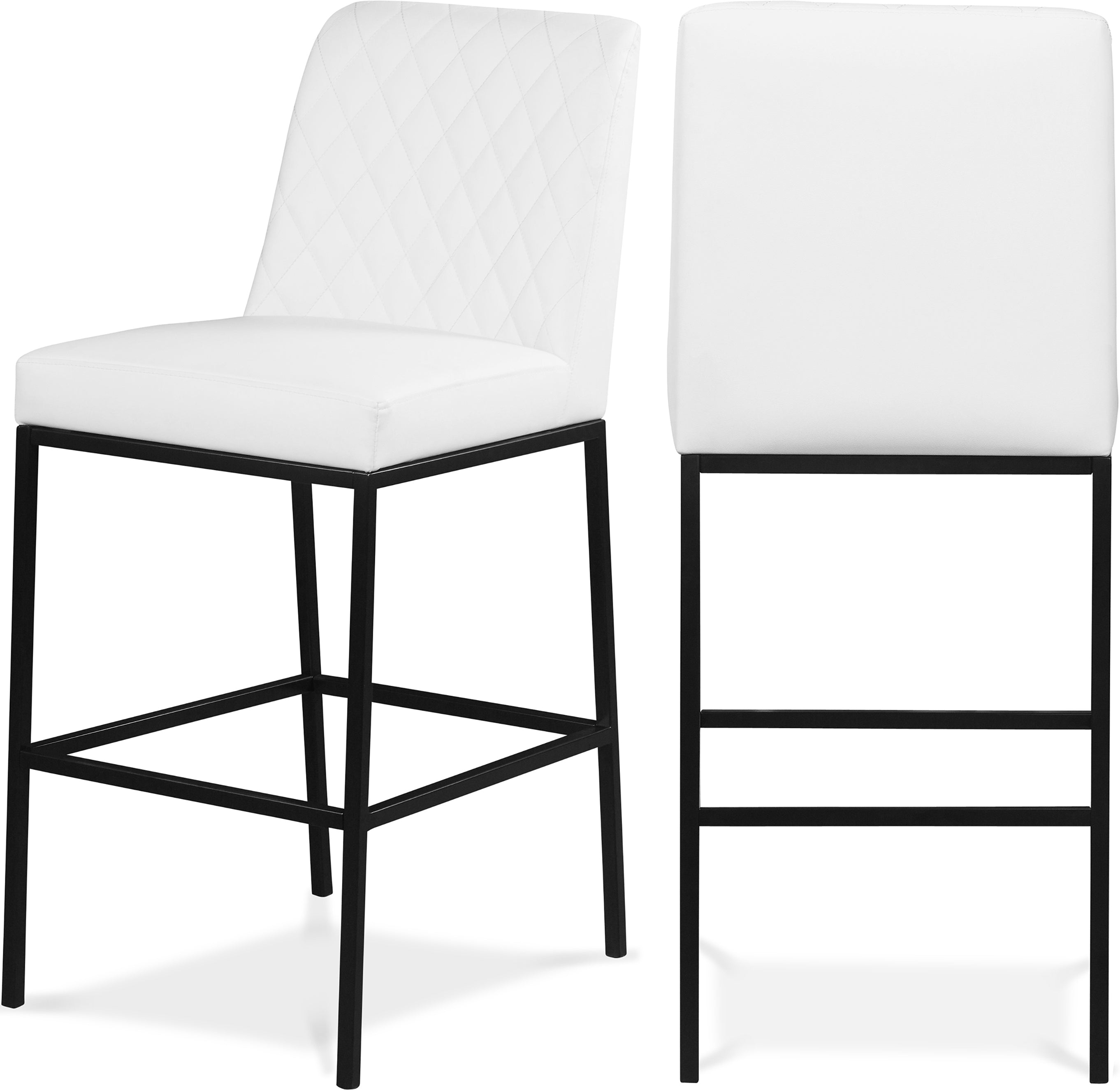 Bryce Vegan Leather Stool, Set of 2