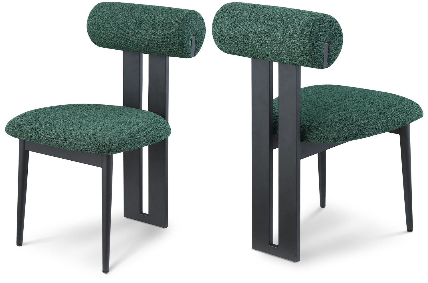 Dario Boucle Fabric Dining Chair, Set of 2