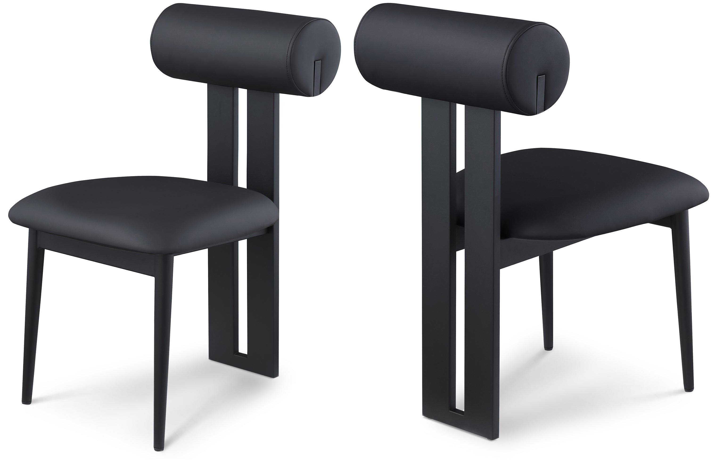 Dario Vegan Leather Dining Chair, Set of 2