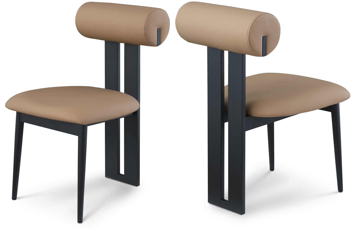 Dario Vegan Leather Dining Chair, Set of 2