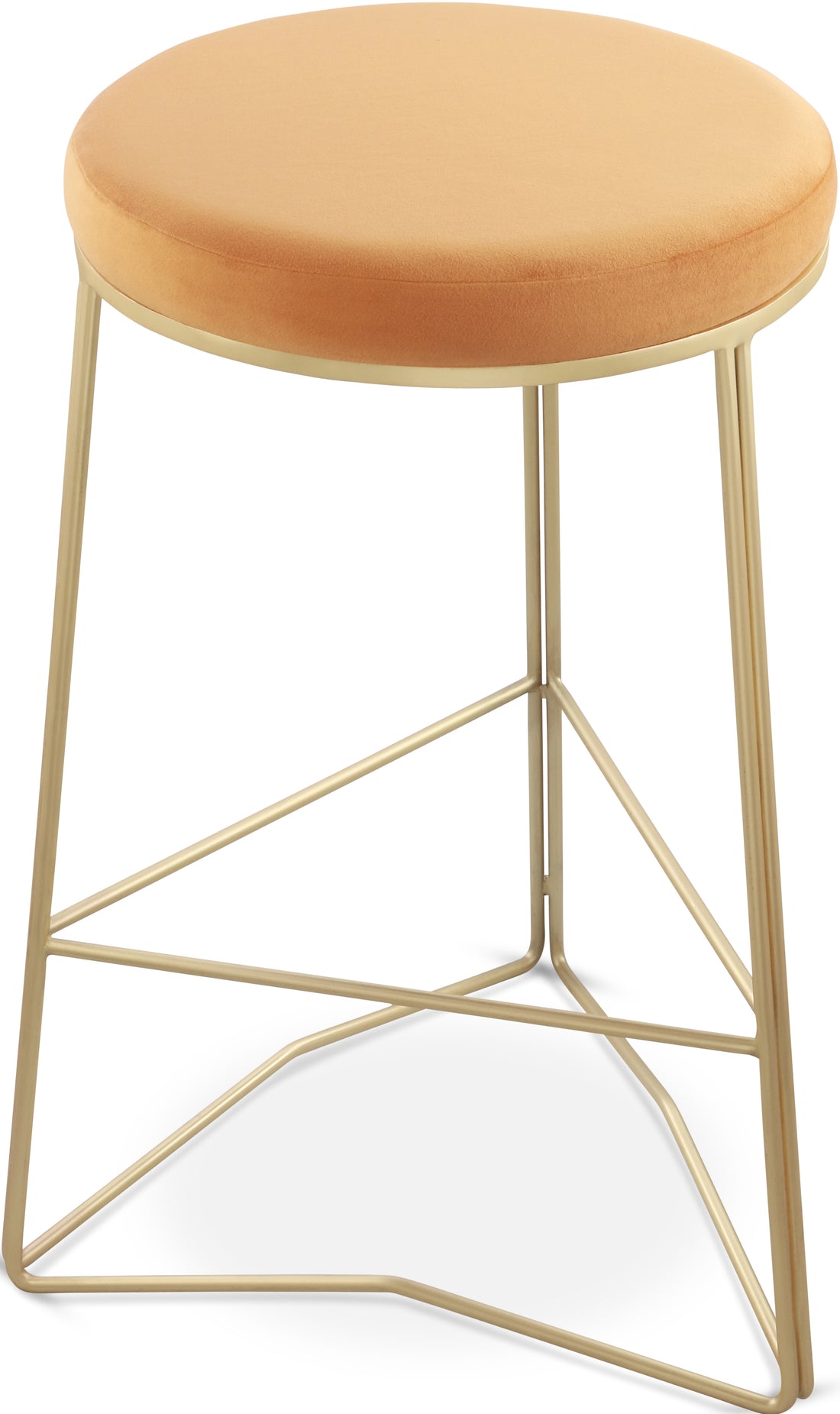 Tres Velvet Counter Stool