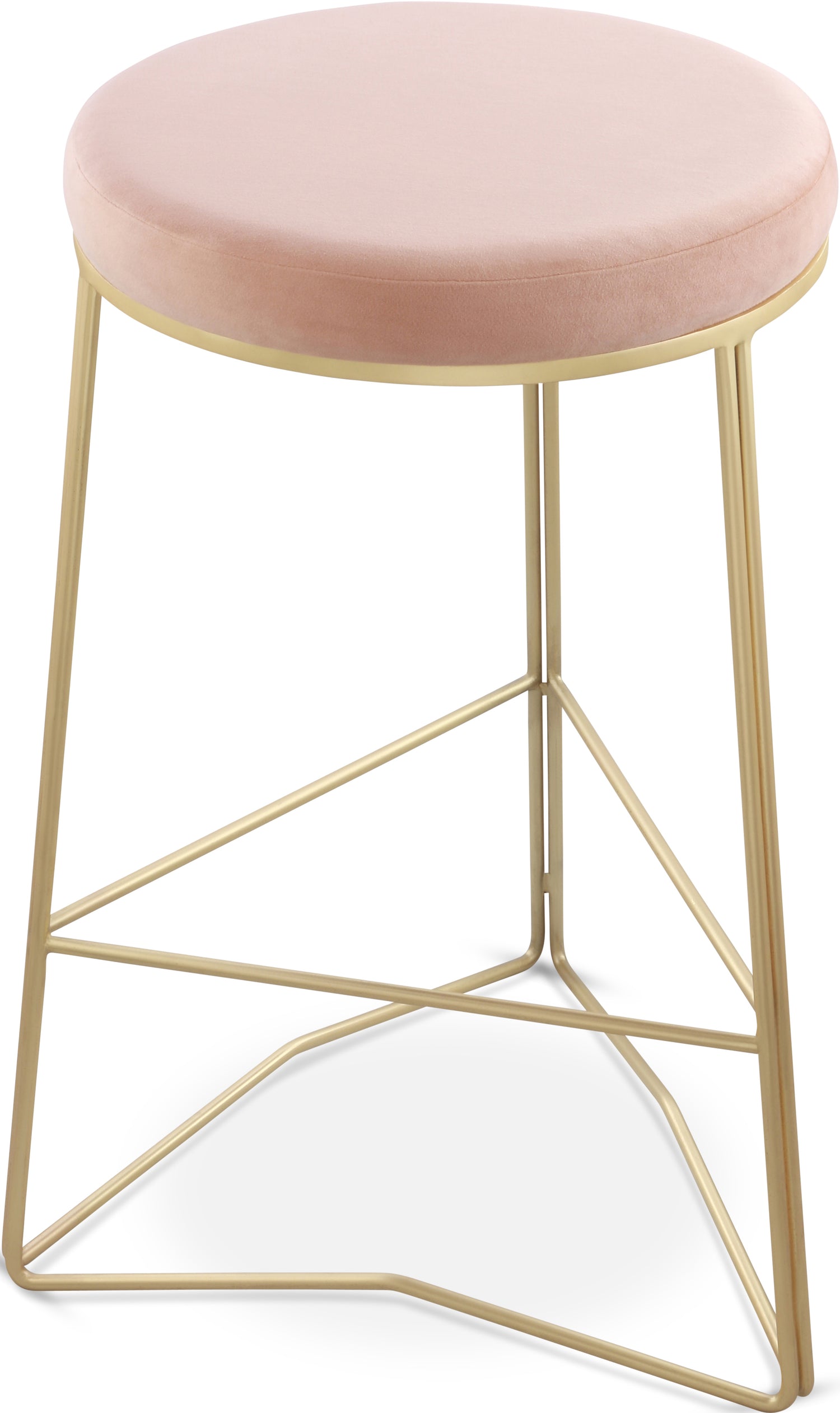 Tres Velvet Counter Stool