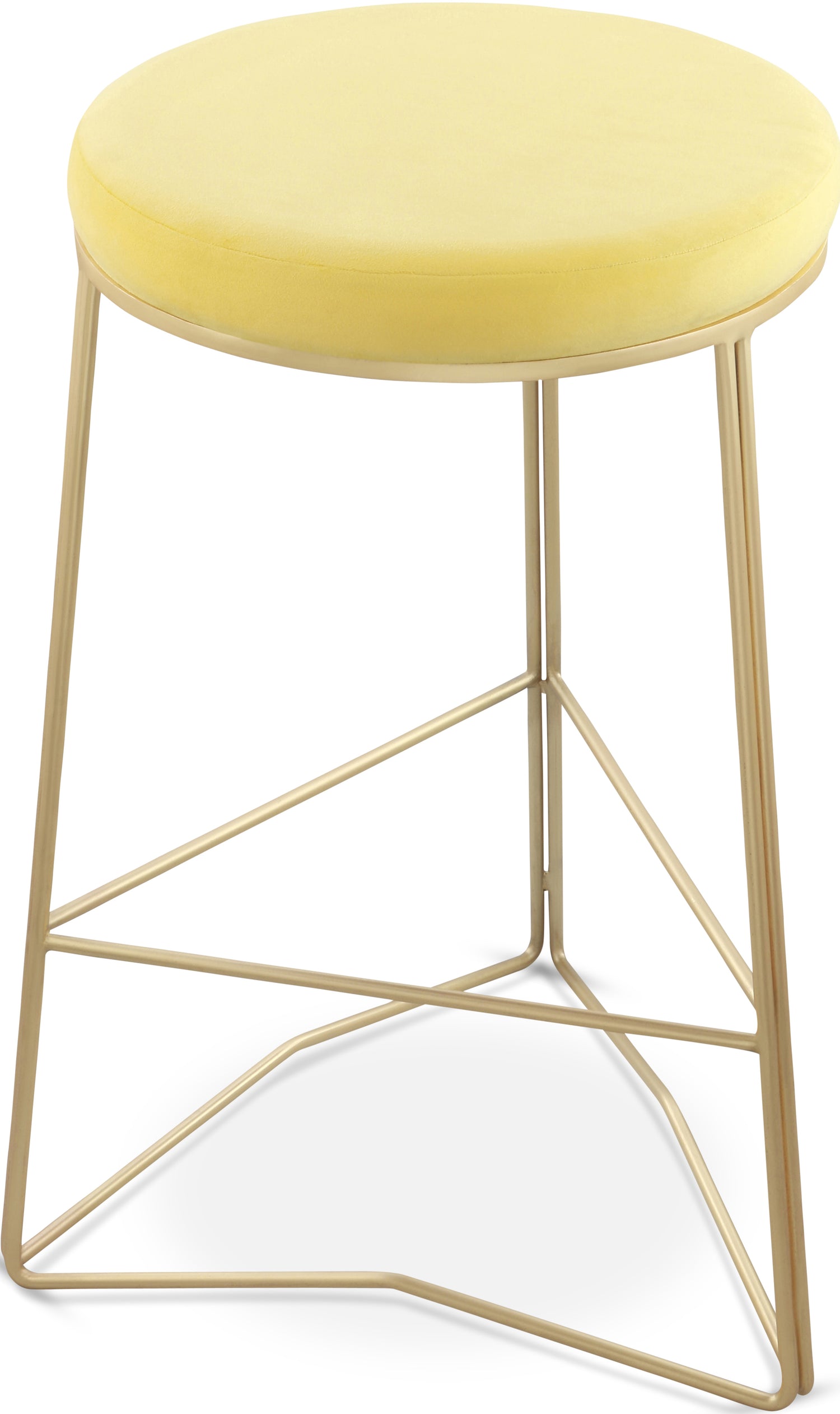 Tres Velvet Counter Stool