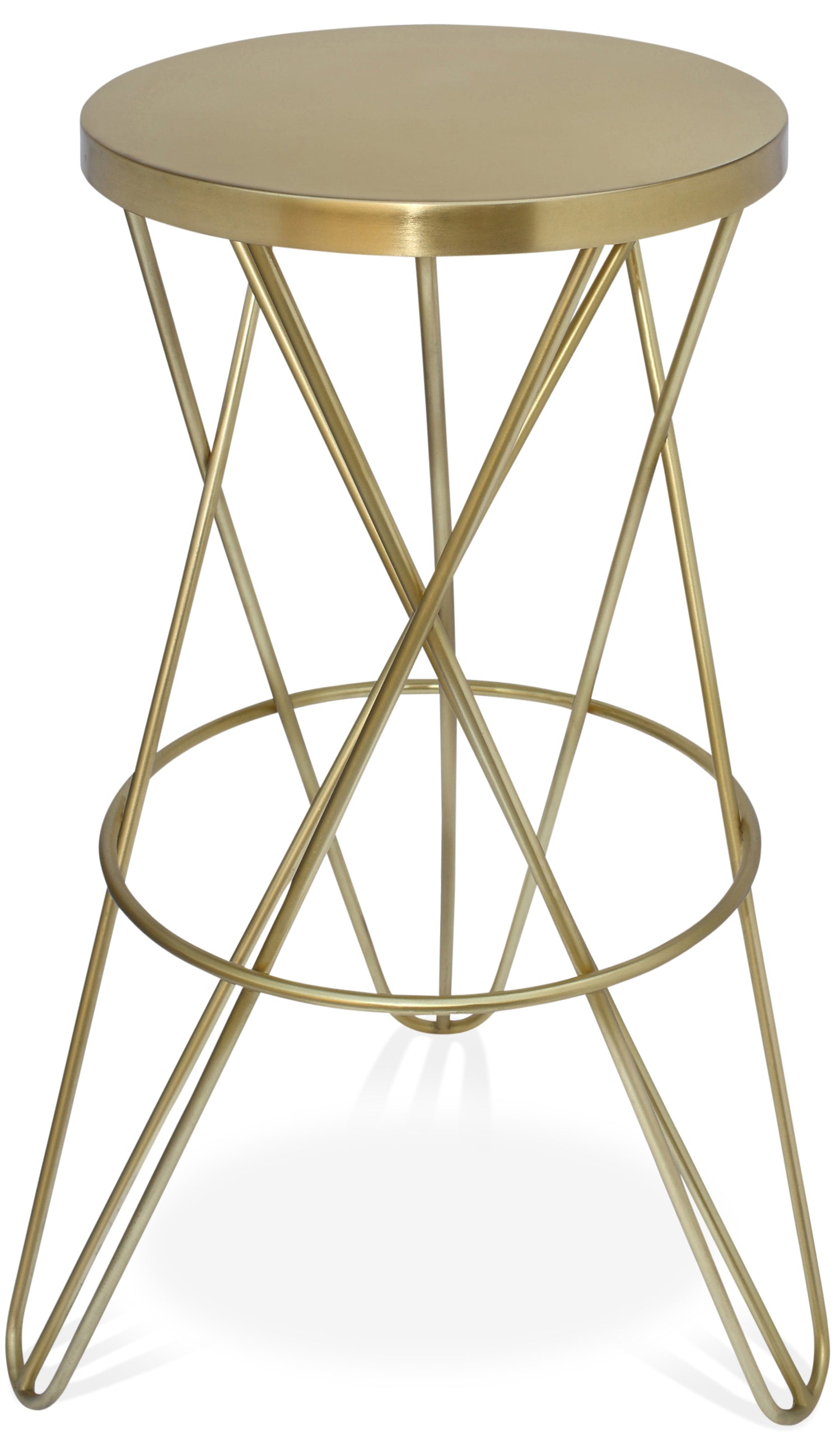 Mercury Iron Bar Stool