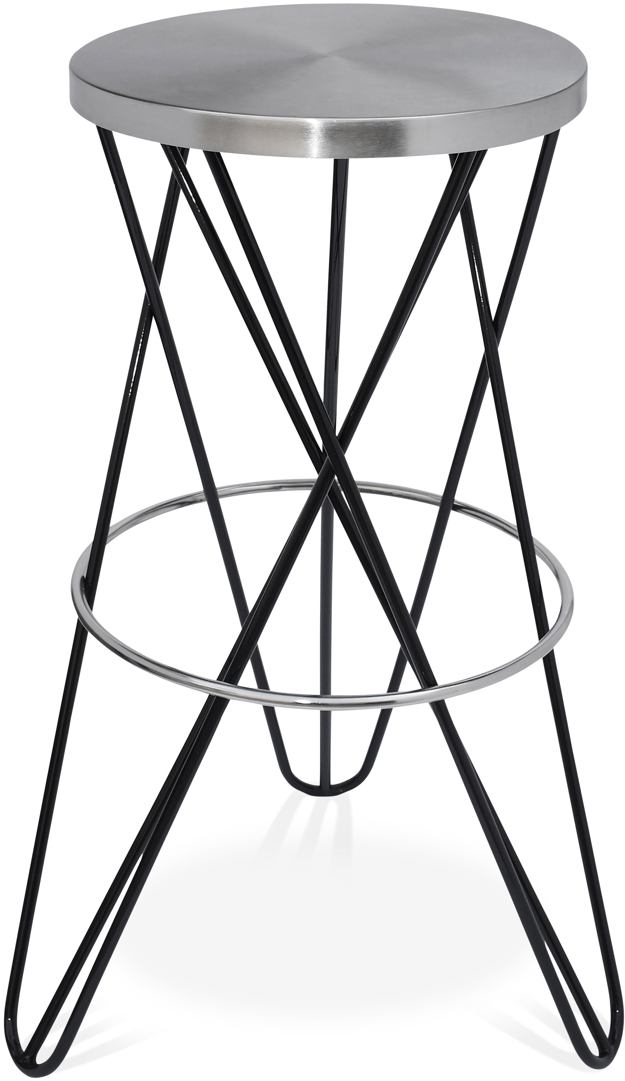 Mercury Iron Bar Stool