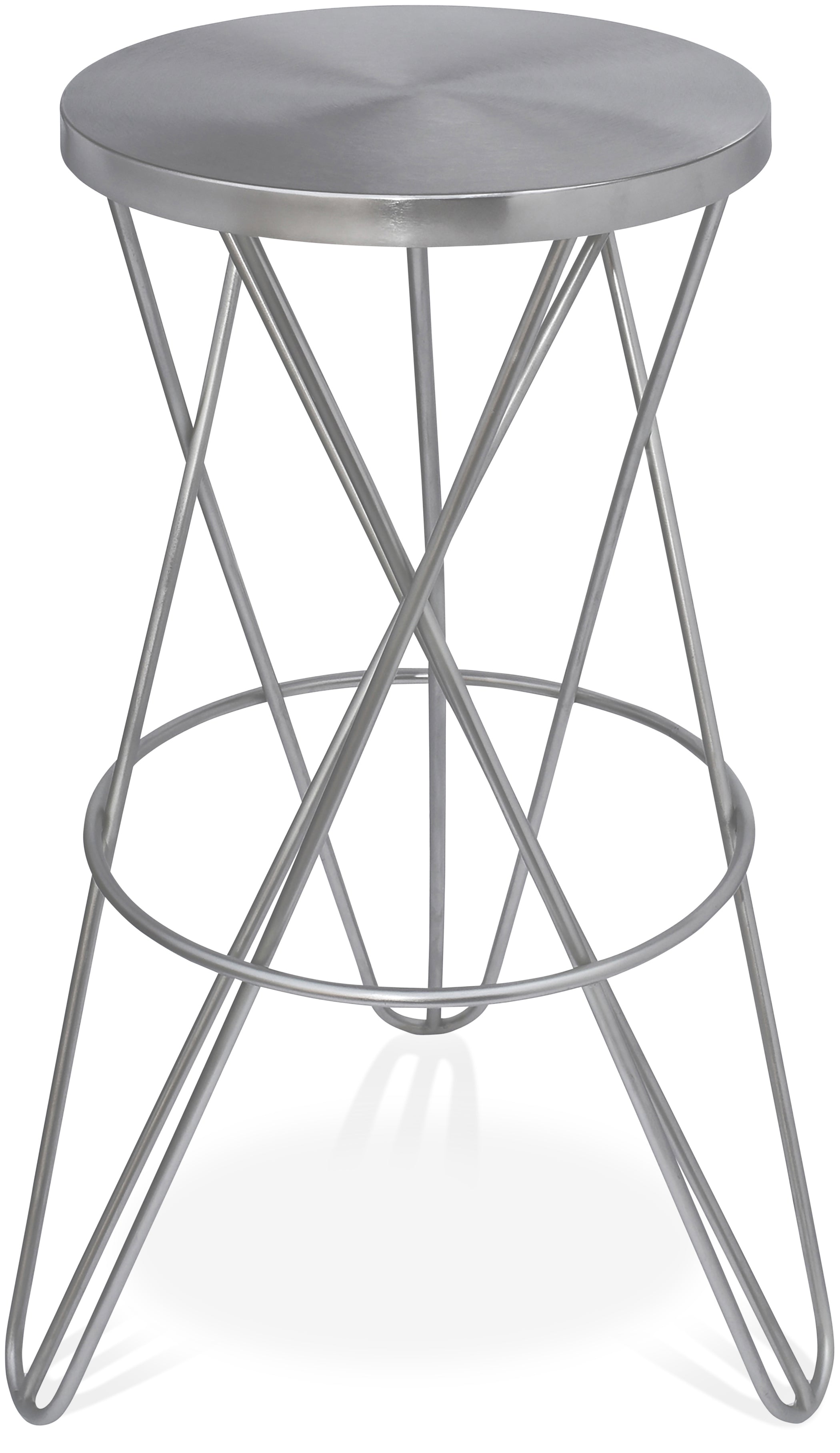 Mercury Iron Bar Stool