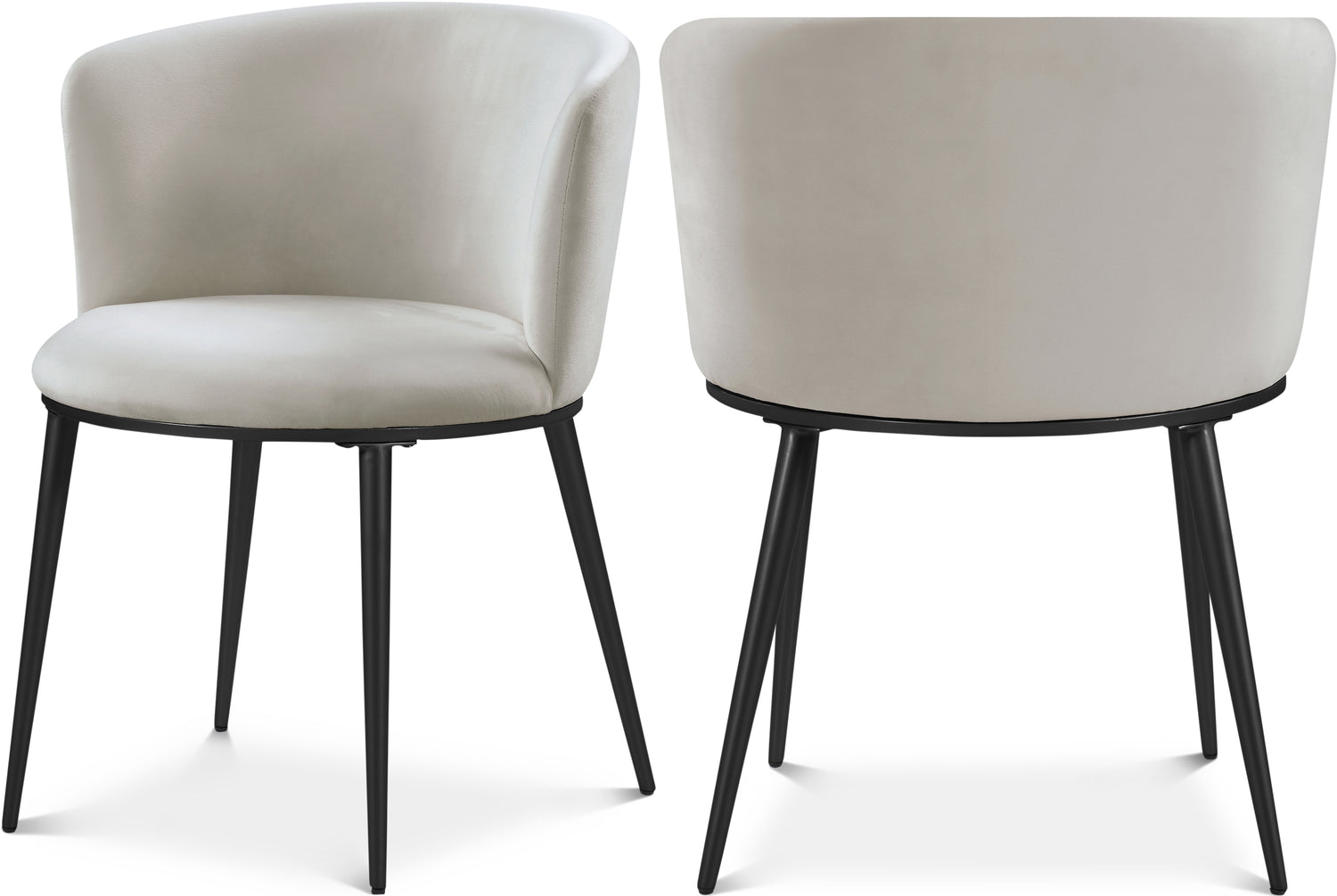 Skylar Velvet Dining Chair, Set of 2