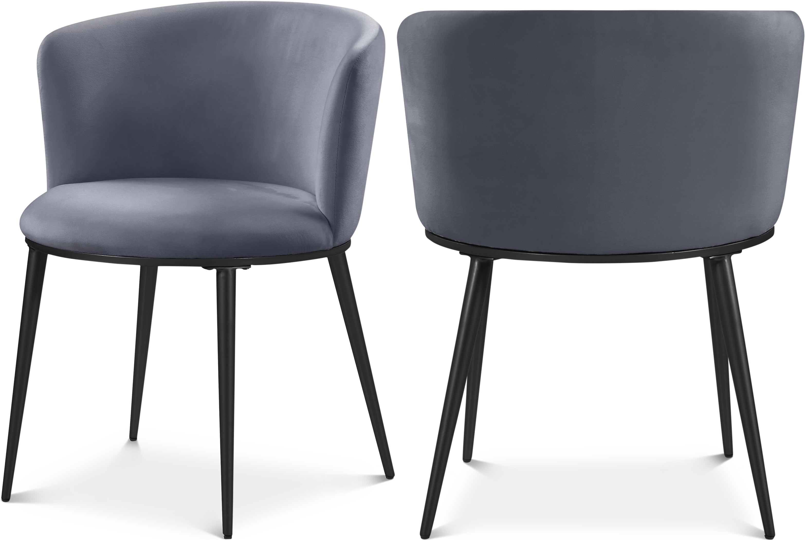 Skylar Velvet Dining Chair, Set of 2