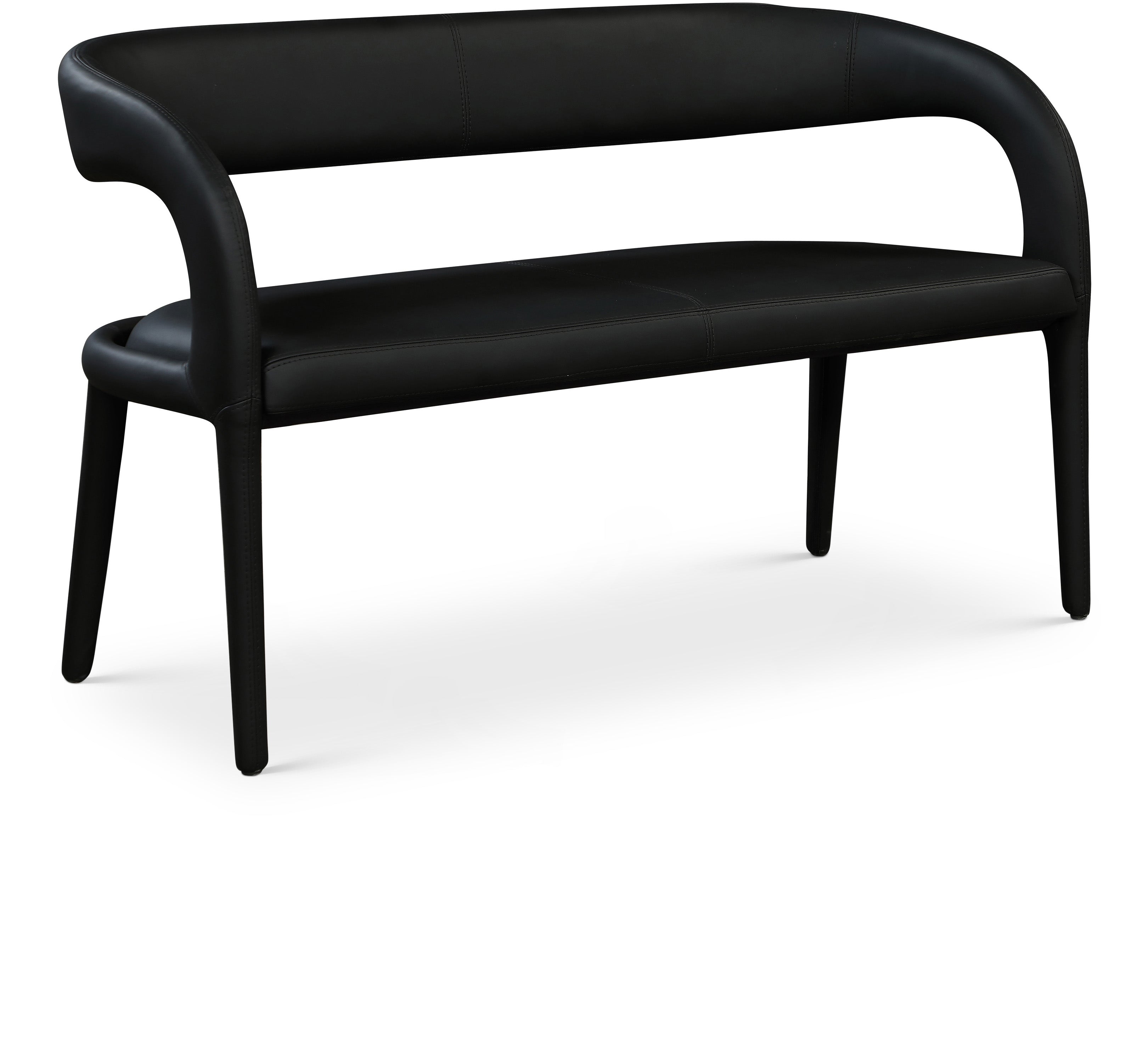 Sylvester-Vegan-Leather-Bench