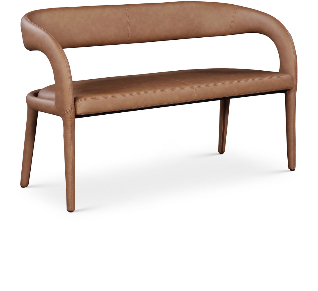 Sylvester-Vegan-Leather-Bench