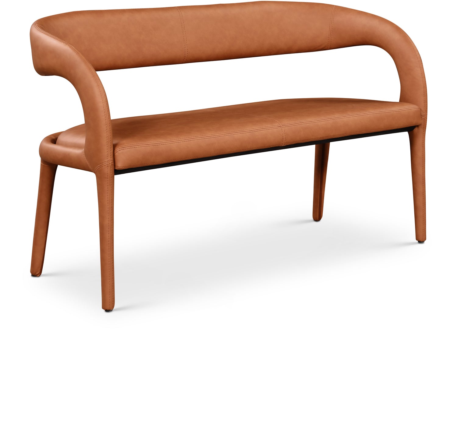 Sylvester-Vegan-Leather-Bench