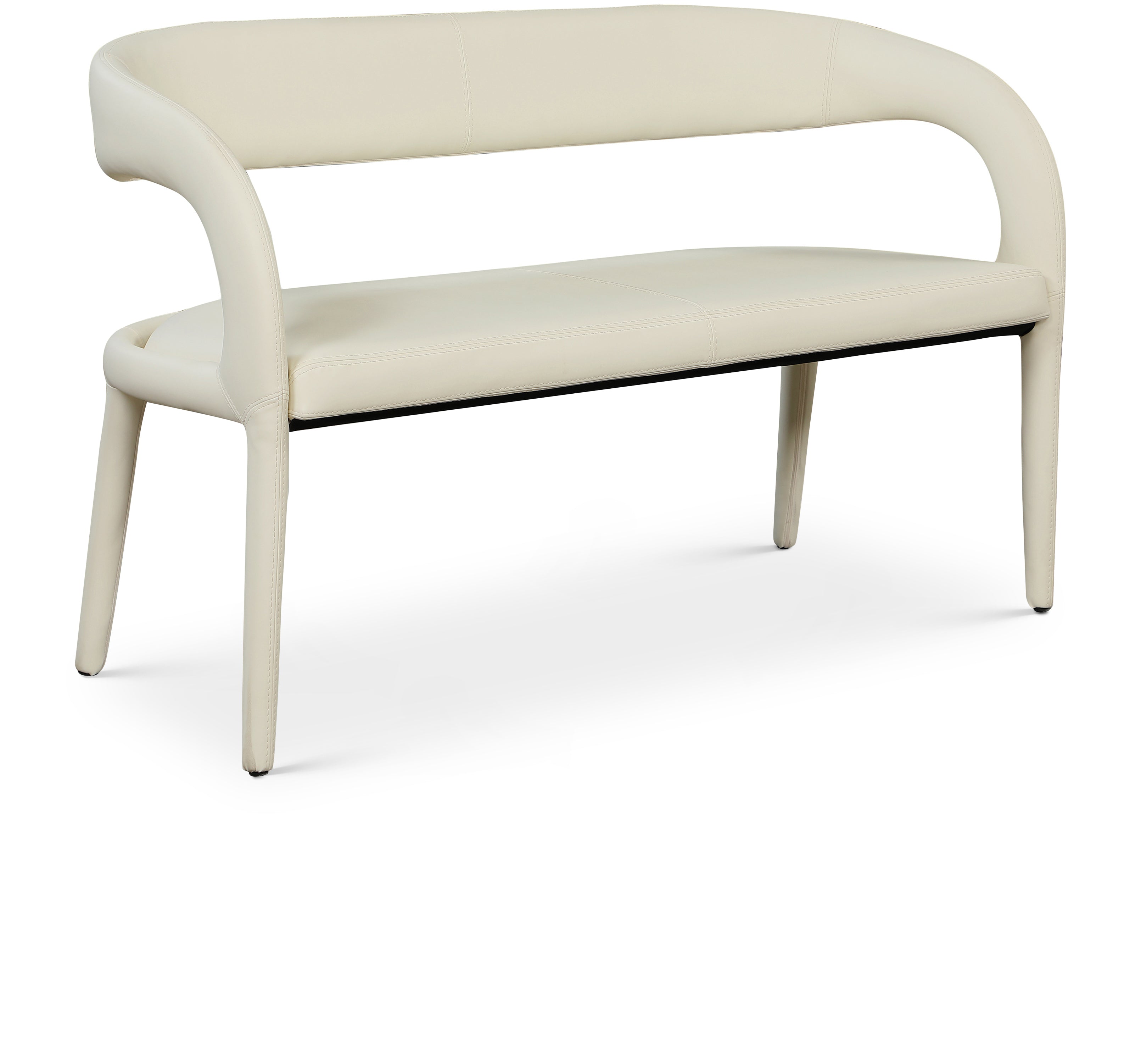 Sylvester-Vegan-Leather-Bench