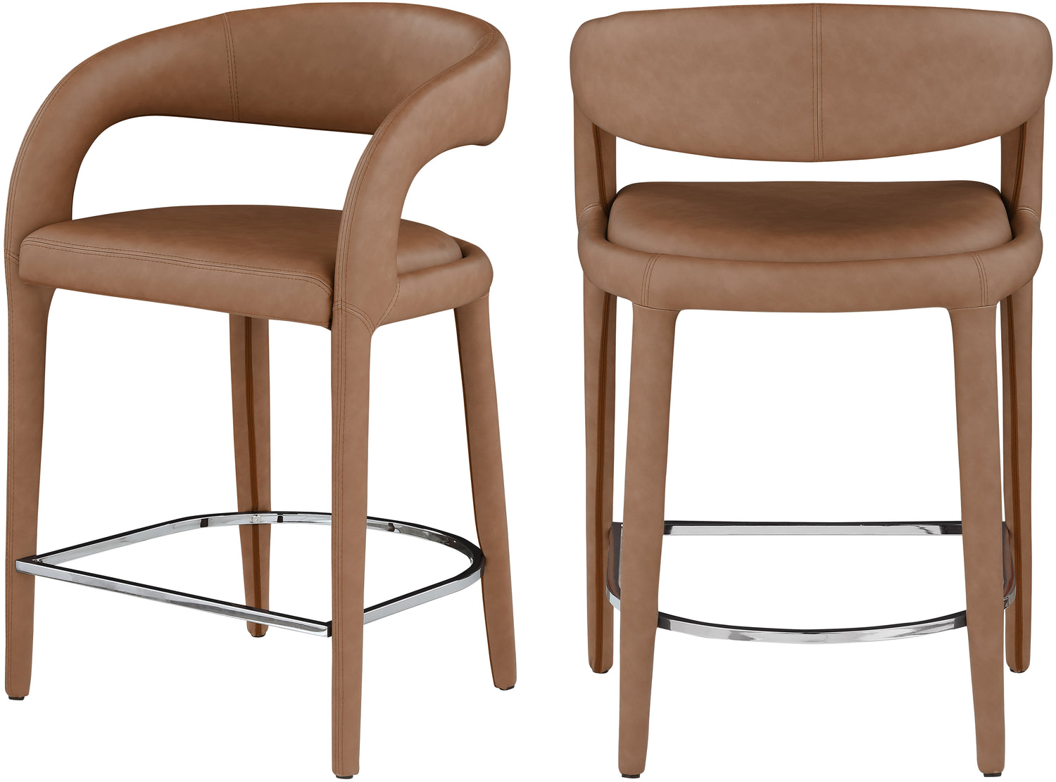 Sylvester Vegan Leather Stool