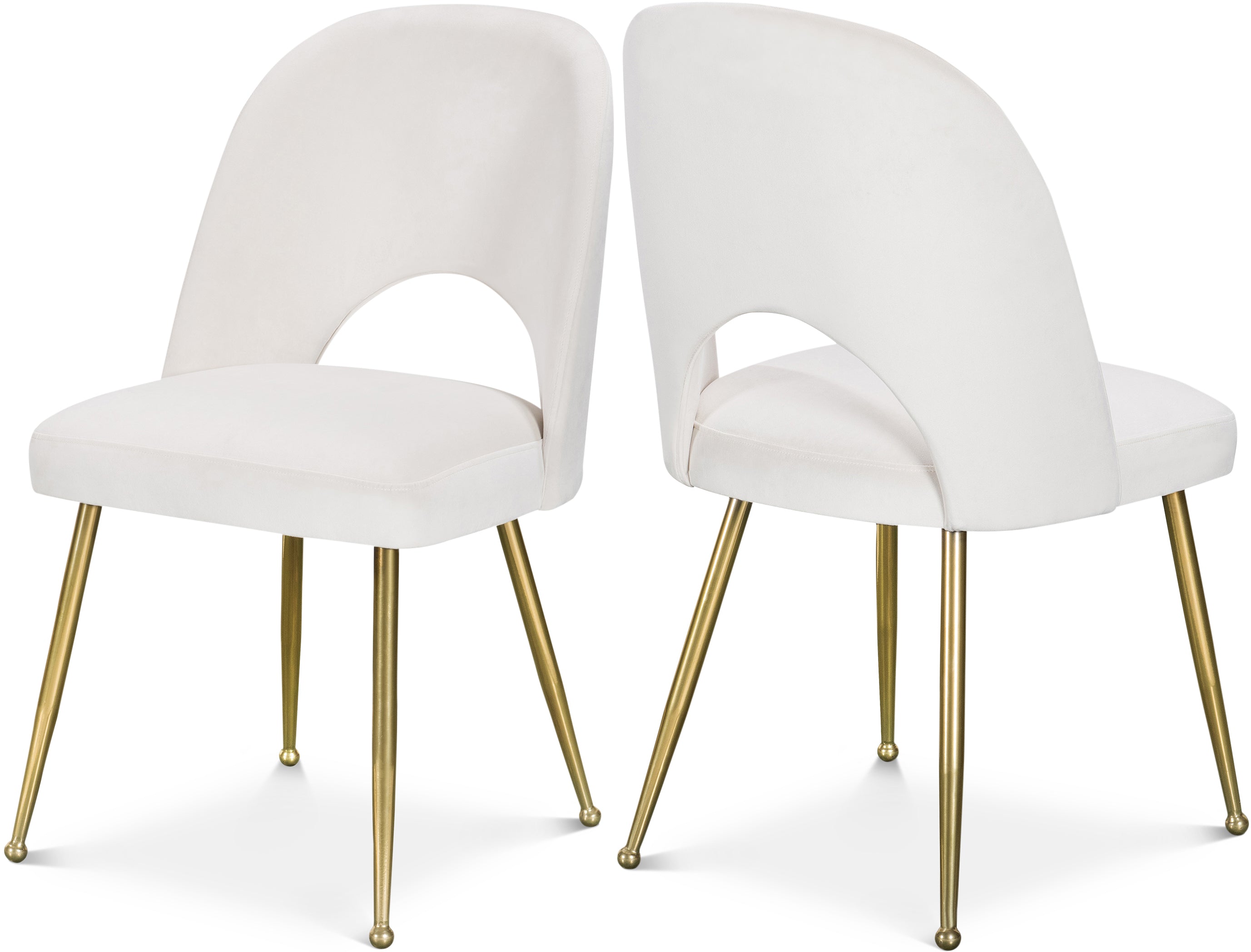 Logan Velvet Dining Chair, Set of 2