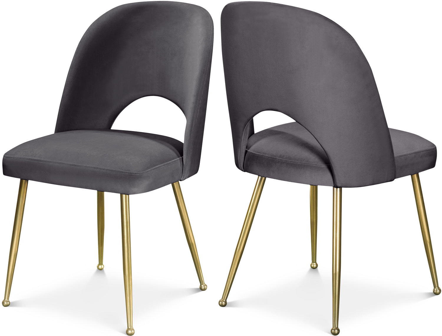 Logan Velvet Dining Chair, Set of 2