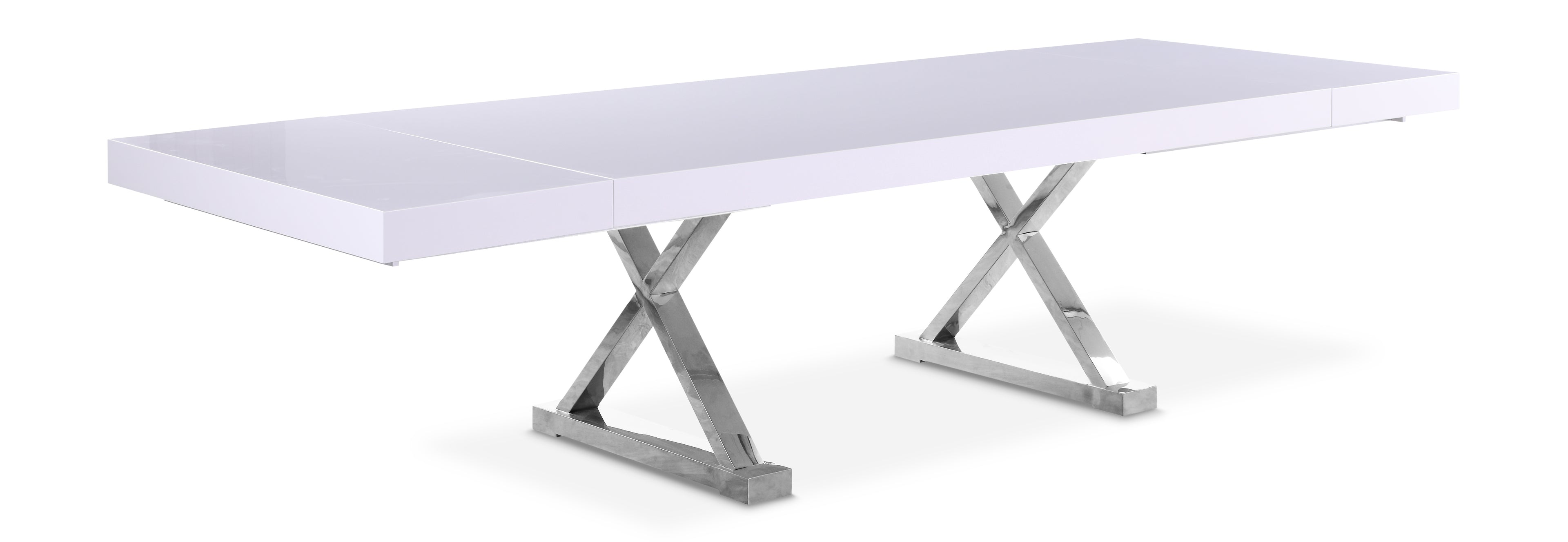 Excel Lacquer Extendable Dining Table (3 Boxes)