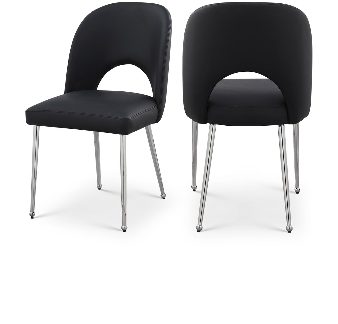 Logan Vegan Leather Dining Chair, Set of 2