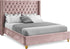 Barolo Pink Velvet Full Bed