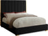 Becca Black Velvet Queen Bed