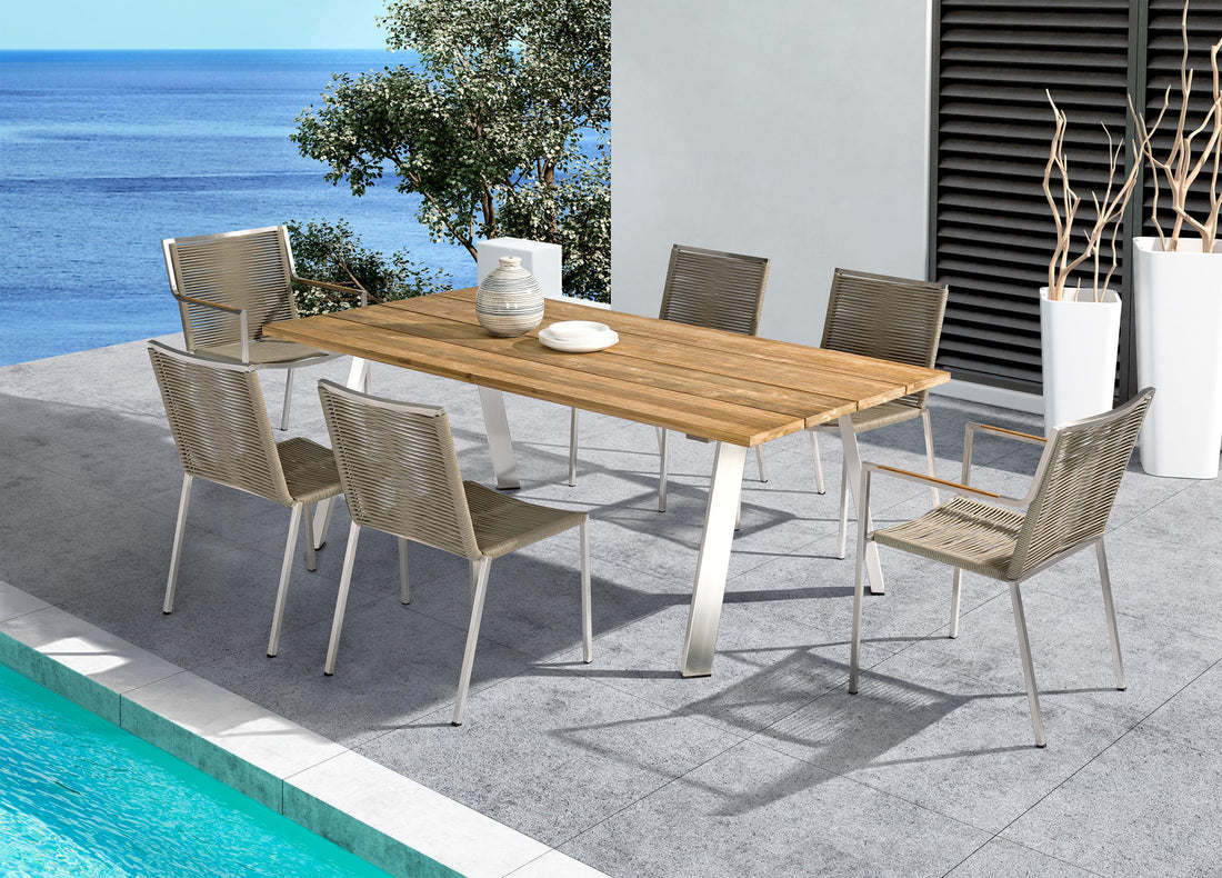 Rhea Outdoor Dining Chair, Set of 1