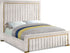 Dolce Cream Velvet King Bed (3 Boxes)