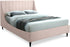 Eva Pink Velvet King Bed