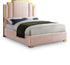 Hugo Pink Velvet King Bed