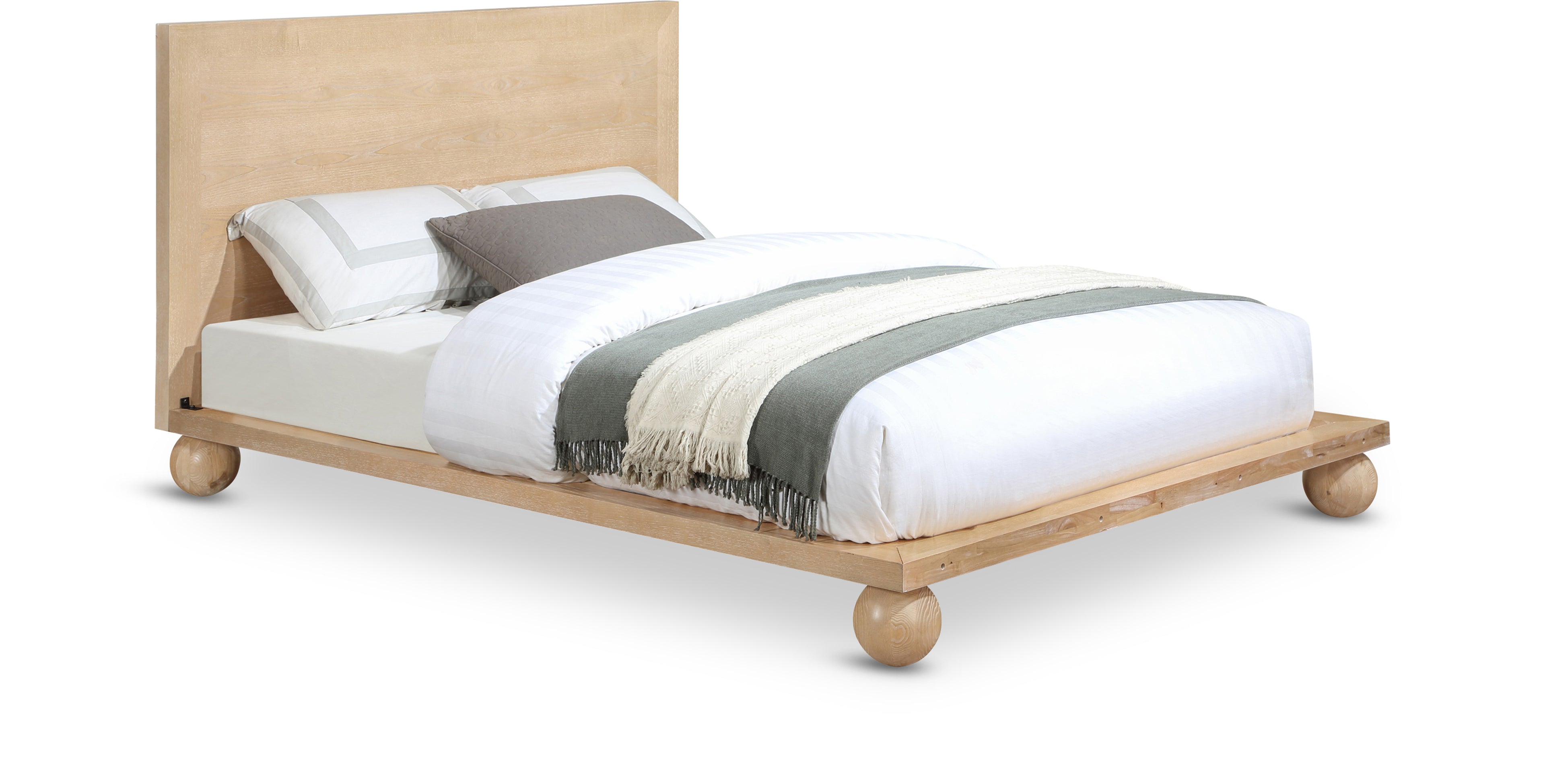 Kent Natural King Bed (3 Boxes)