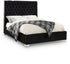 Lexi Black Velvet King Bed