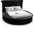 Luxus Black Velvet King Bed (3 Boxes)