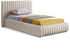 Nico Cream Velvet Twin Bed